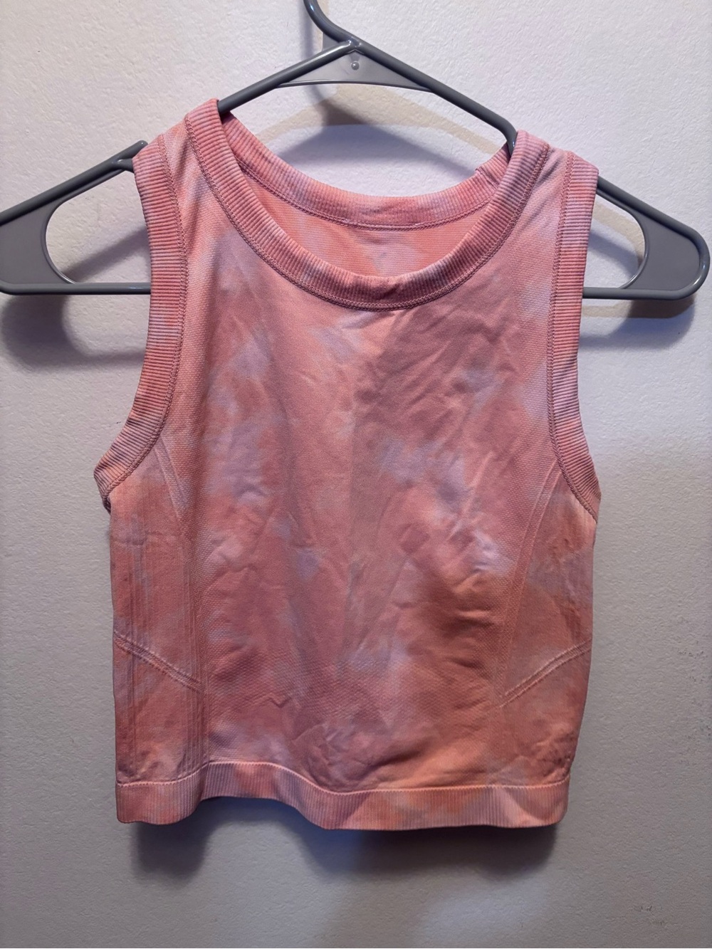 Old Navy Pink Tie-Dye Crop Tank